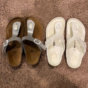 Set of two pairs Birkenstock gizeh kids size 32